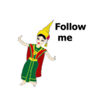 Srida thai dancer（個別スタンプ：1）