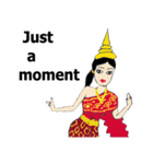 Srida thai dancer（個別スタンプ：8）