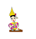 Srida thai dancer（個別スタンプ：12）