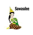 Srida thai dancer（個別スタンプ：17）