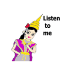 Srida thai dancer（個別スタンプ：28）