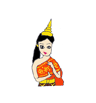 Srida thai dancer（個別スタンプ：40）