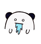 耳だけが黒くなったシロクマちゃん（個別スタンプ：9）