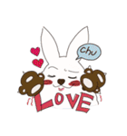 ネコ兎（個別スタンプ：40）