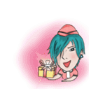 The super waitress（個別スタンプ：18）