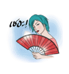 The super waitress（個別スタンプ：40）