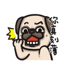 Pug in the house（個別スタンプ：4）