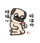 Pug in the house（個別スタンプ：14）