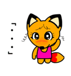 博多弁でしゃべるきつねたち（個別スタンプ：3）