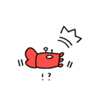 ちいさなカニのしおまねき（個別スタンプ：3）