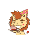 Lion DaDa（個別スタンプ：36）