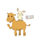 Bunny and Camel（個別スタンプ：1）