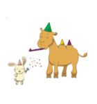 Bunny and Camel（個別スタンプ：9）