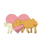 Bunny and Camel（個別スタンプ：10）