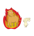 Bunny and Camel（個別スタンプ：16）