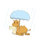 Bunny and Camel（個別スタンプ：19）