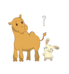 Bunny and Camel（個別スタンプ：35）