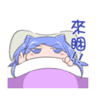 クイールちゃんの夏スタンプセット（個別スタンプ：6）