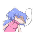 クイールちゃんの夏スタンプセット（個別スタンプ：8）