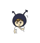 かぶりもの女子の日常（個別スタンプ：19）