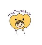 かぶりもの女子の日常（個別スタンプ：36）