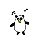 パンダペンギンのパンパン（個別スタンプ：1）