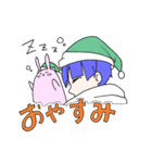 めがね君のパペットスタンプ（個別スタンプ：6）