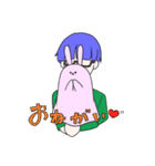 めがね君のパペットスタンプ（個別スタンプ：13）