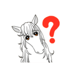 白馬に乗った王子様と（個別スタンプ：8）
