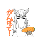 白馬に乗った王子様と（個別スタンプ：18）