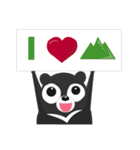 The Taiwan Bear Love Mountain Hiking（個別スタンプ：10）