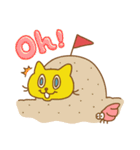 ビーチキャット（個別スタンプ：3）