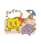ビーチキャット（個別スタンプ：34）