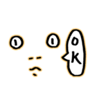 なんとも言えない表情（個別スタンプ：10）