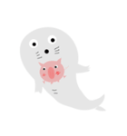 Pigs and seals（個別スタンプ：2）