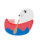 Pigs and seals（個別スタンプ：16）