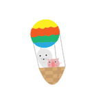 Pigs and seals（個別スタンプ：17）