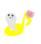 Pigs and seals（個別スタンプ：19）