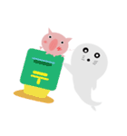 Pigs and seals（個別スタンプ：20）