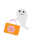 Pigs and seals（個別スタンプ：21）