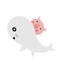 Pigs and seals（個別スタンプ：29）