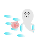 Pigs and seals（個別スタンプ：32）