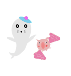 Pigs and seals（個別スタンプ：37）