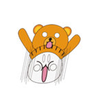Kuma Hat（個別スタンプ：14）