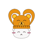 Kuma Hat（個別スタンプ：19）