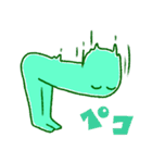 くにゃりんと愉快な表情（個別スタンプ：7）