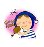 Little Reddy girl ＆ doggie（個別スタンプ：27）