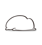 お尻じゃない（個別スタンプ：4）