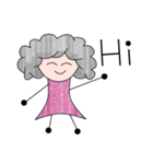 Aunt curls（個別スタンプ：3）