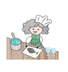 Aunt curls（個別スタンプ：37）